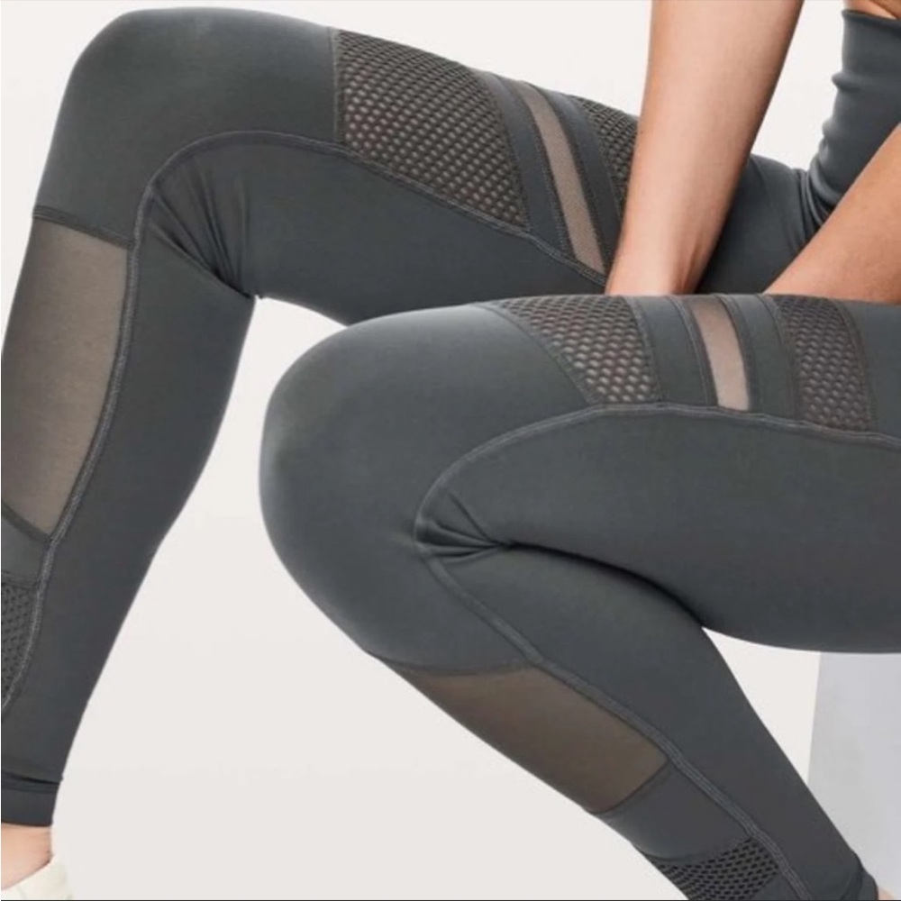 Lululemon Wunder Under Mix & Mesh Tight, Color Me… - image 2